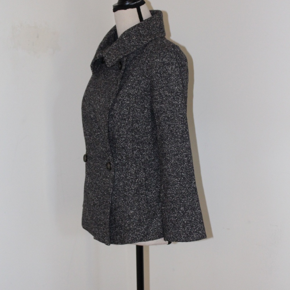 Banana Republic MADMEN, Elegant Gray Tweed Jacket - Picture 4 of 13